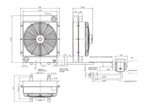 Радиатор (без бака) KT-YS-T3.  2